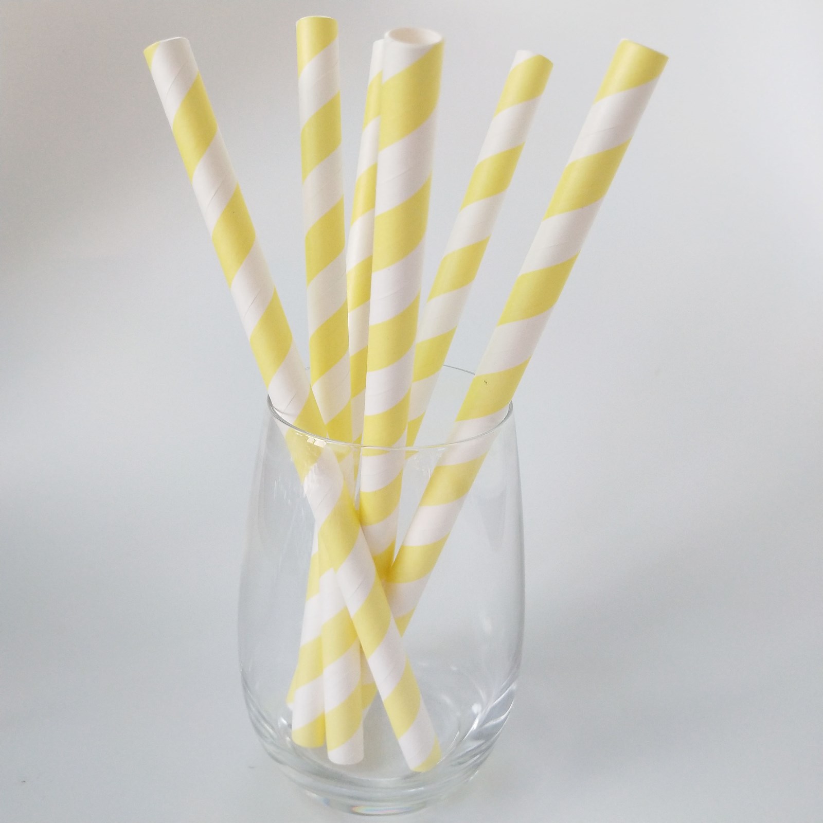 黄色条纹珍珠奶茶吸管